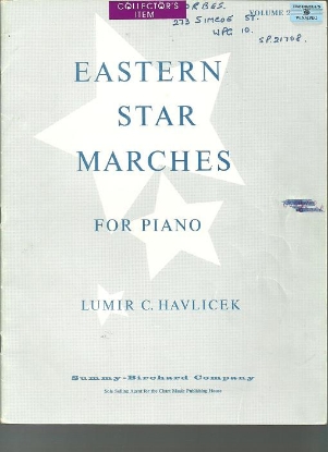 Picture of Eastern Star Marches Vol. 2, Lumir C. Havlicek, piano solo