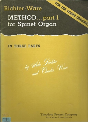 Picture of Richter-Ware, For the Young Organist, Method Part 1 for Spinet Organ