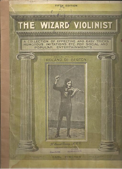 Picture of The Wizard Violinist, Roland de Berton, violin solo songbook