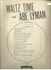 Picture of Waltz Time, Abe Lyman, songbook