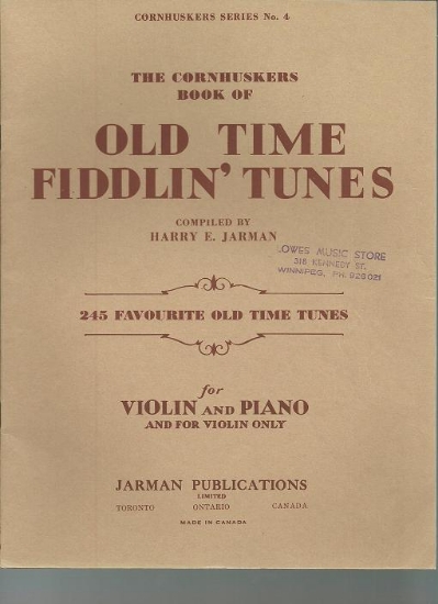 Picture of The Cornhusker's Book of Old Time Fiddlin' Tunes