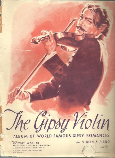 Picture of The Gipsy(Gypsy) Violin, Album of World Famous Gipsy Romances, ed. W. Russ-Bovelino