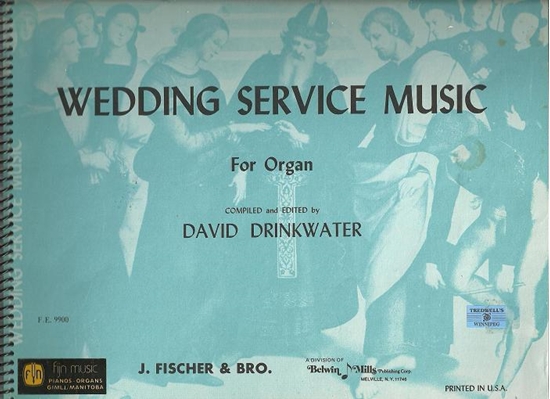 Picture of Wedding Service Music for Organ, ed. David Drinkwater, Hammond registration