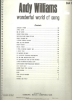 Picture of Andy Williams, Wonderful World of Song Volume 2