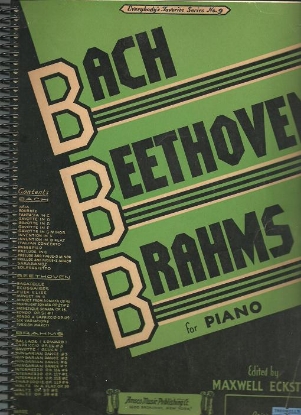 Picture of Everybody's Favorite Series No.  9, Bach Beethoven Brahms, EFS9, piano solo