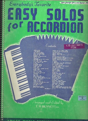 Picture of Everybody's Favorite Series No. 64, Easy Solos for Accordion, EFS64