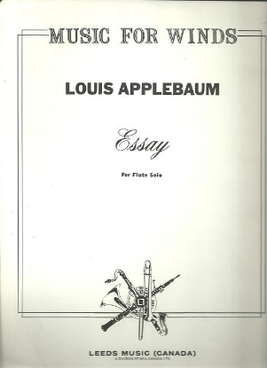 Picture of Essay, Louis Applebaum, unaccompanied flute