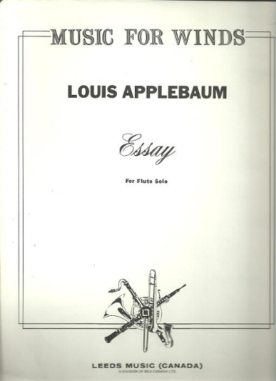 Picture of Essay, Louis Applebaum, unaccompanied flute