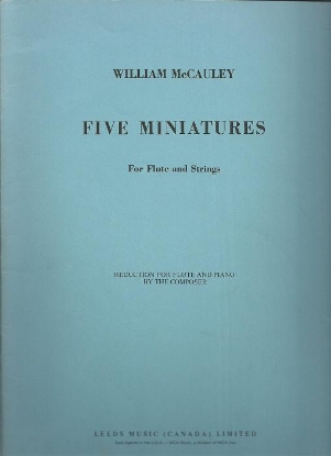 Picture of Five Miniatures, William McCauley, flute & piano