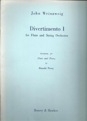Picture of Divertimento I, John Weinzweig, flute & piano 