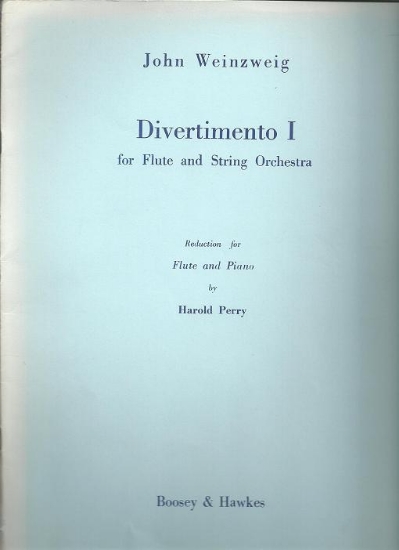 Picture of Divertimento I, John Weinzweig, flute & piano 