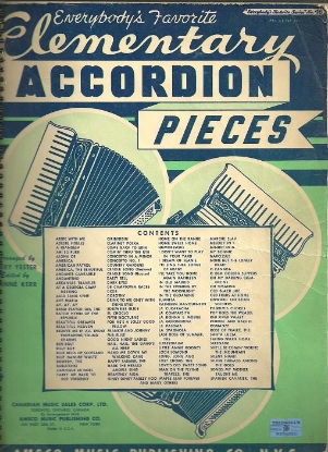 Picture of Everybody's Favorite Series No. 46, Elementary Accordion Pieces, EFS46