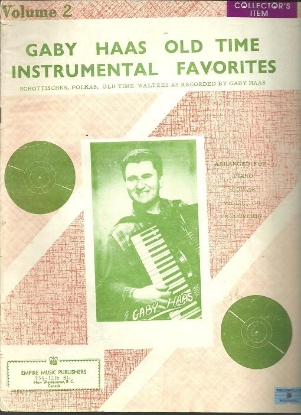 Picture of Gaby Haas Old Time Instrumental Favorites Vol. 2, accordion 
