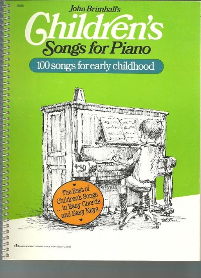 Picture of John Brimhall's Children's songs for Piano, 100 Songs for Early Childhood