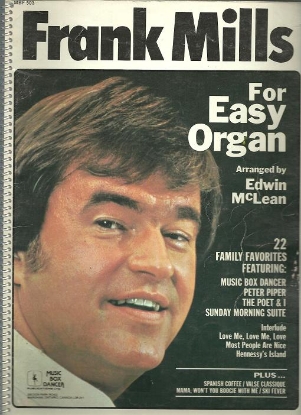 Picture of Frank Mills for Easy Organ, arr. Edwin McLean
