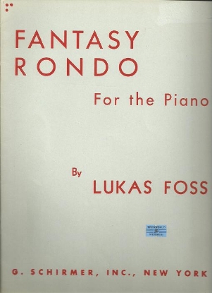 Picture of Fantasy Rondo, Lukas Foss