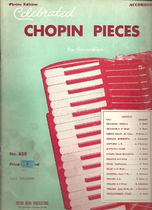 Picture of Celebrated Chopin Pieces for Accordion