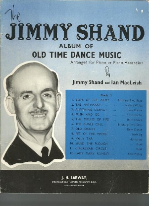 Picture of Jimmy Shand, Album of Old Time Dance Music Book 3, accordion solo
