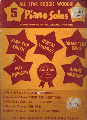 Picture of All Star Boogie Woogie, Hersal Thomas/ Meade "Lux" Lewis/ Pete Johnson/ Pine Top Smith/ Albert Ammons