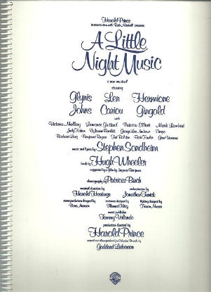 Picture of A Little Night Music, Stephen Sondheim(old edition)