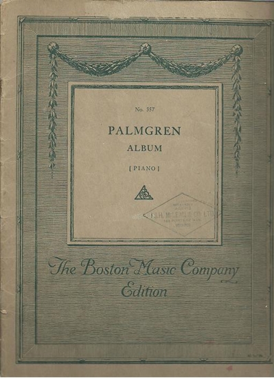Picture of Palmgren Album, 12 Pieces for Piano by Selim Palmgren