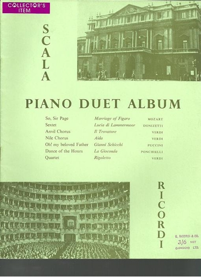 Picture of Scala Piano Duet Album, arr. Robert Steel, opera arias for piano duet