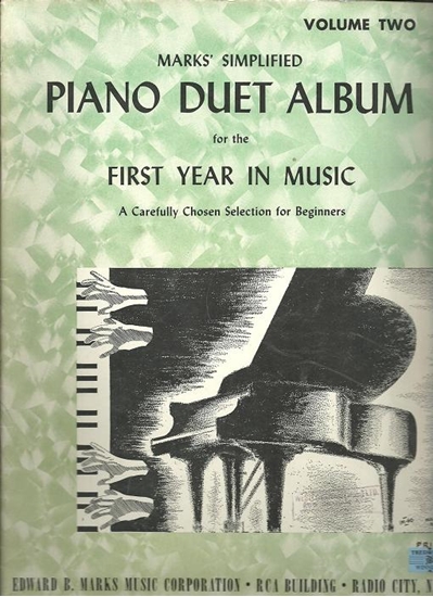 Picture of Marks Simplified Piano Duet Album Volume 2, Louis Sugarman