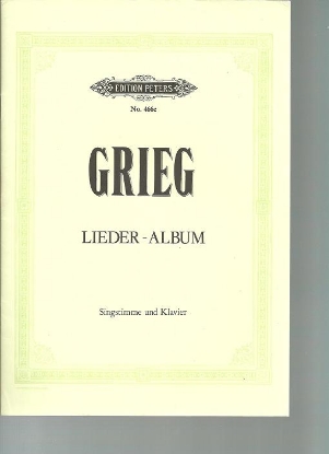 Picture of Grieg Lieder Album Vol 3, C. F. Peters EP466c
