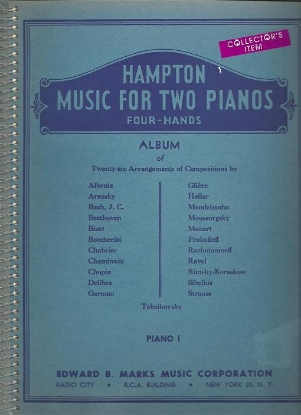Picture of Hampton Music for Two Pianos Four Hands, ed. Sterling Hampton
