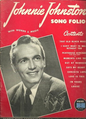 Picture of Johnnie Johnston Song Folio