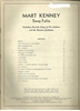 Picture of Mart Kenney Song Folio