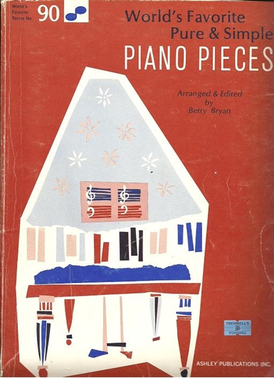 Picture of World's Favorite Series No. 90, Pure & Simple Piano Pieces, WFS90, arr. Betty Bryan, piano solo songbook