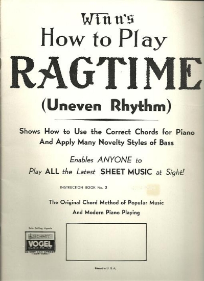 Picture of Winn's How to Play Ragtime, Jerry Vogel