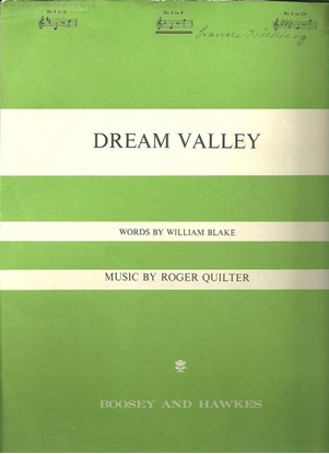 Picture of Dream Valley, Roger Quilter, medium voice solo