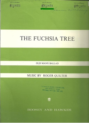 Picture of The Fuchsia Tree, Roger Quilter, low voice solo