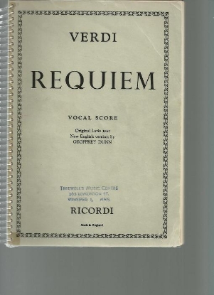 Picture of Requiem, Giuseppe Verdi, ed. Geoffrey Dunn