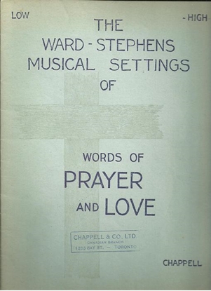 Picture of The Ward-Stephens Musical Settings of Words of Prayer and Love, high voice songbook