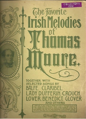 Picture of The Favorite Irish Melodies of Thomas Moore, songbook