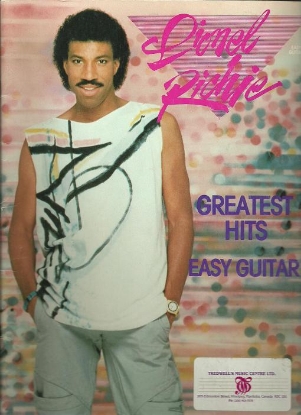 Picture of Lionel Richie Greatest Hits, easy guitar