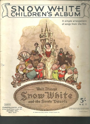 Picture of Snow White Children's Album, Walt Disney, easy piano 