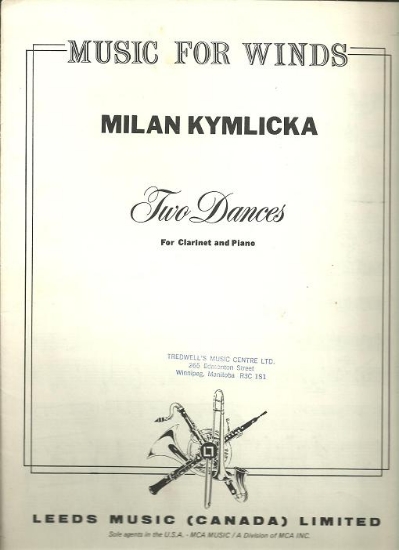 Picture of Milan Kymlicka, Two Dances for Clarinet & Piano