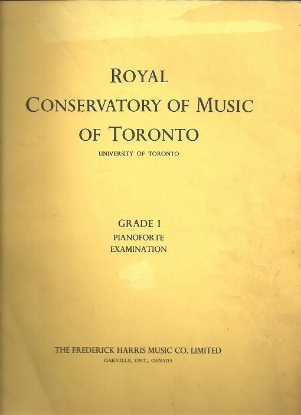 Picture of Royal Conservatory of Music, Grade  1 Piano Exam Book, 1960 Edition, University of Toronto