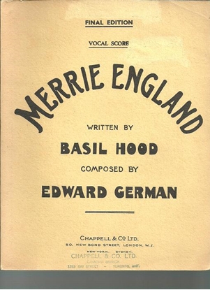 Picture of Merrie England, Edward German and Basil Hood, vocal score