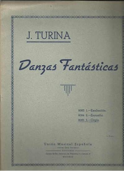 Picture of Joachin Turina, Orgia, #3 from Danzas Fantasticas, piano solo