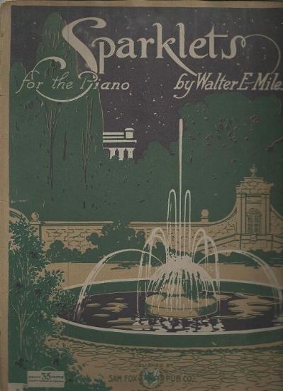 Picture of Sparklets, Walter E. Miles, piano solo