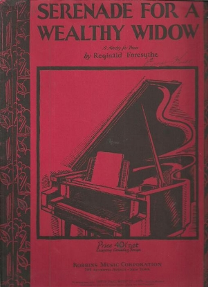 Picture of Serenade for a Wealthy Widow, Reginald Foresythe, piano solo