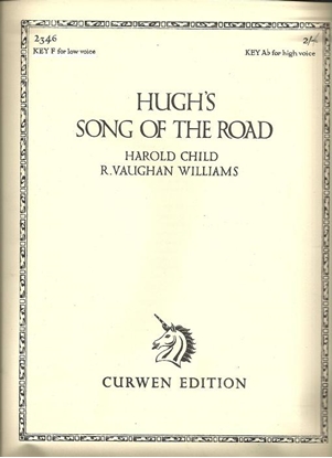 Picture of Hugh's Song of the Road, Ralph Vaughan Williams, high voice 