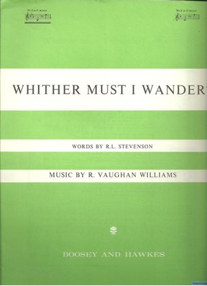 Picture of Whither Must I Wander, R. Vaughan Williams, low voice solo