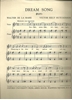 Picture of Dream Song, Victor Hely Hutchinson, medium high vocal solo