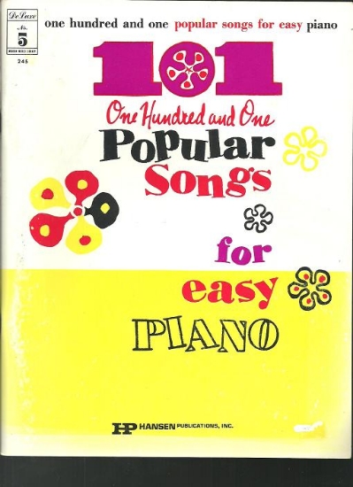 Picture of 101 Popular Songs for Easy Piano, DeLuxe No. 5